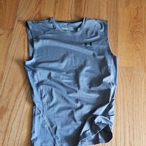 Gray Sleeveless Athletic Top